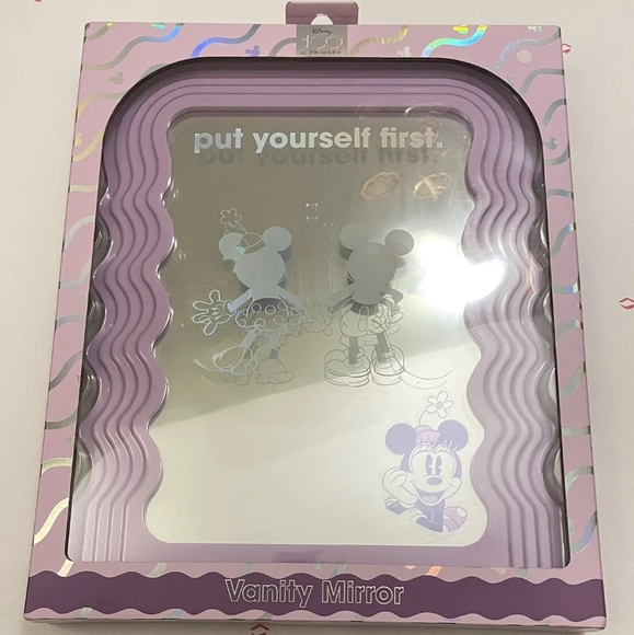 Disney 100 Years Anniversary Vanity Mirror Featuring Mickey and Minnie Mouse - Picture 3 of 5